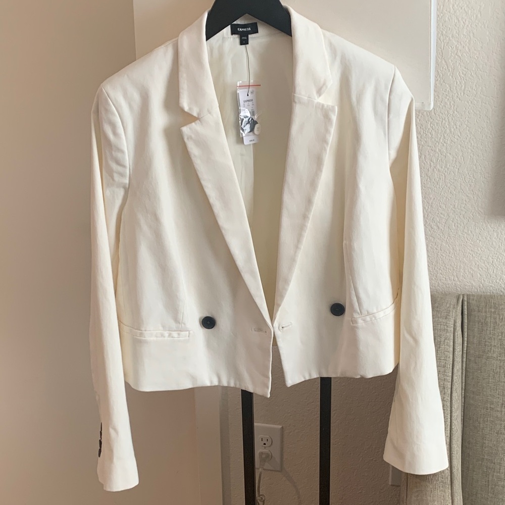 NWT! Express Cream Women's Blazer